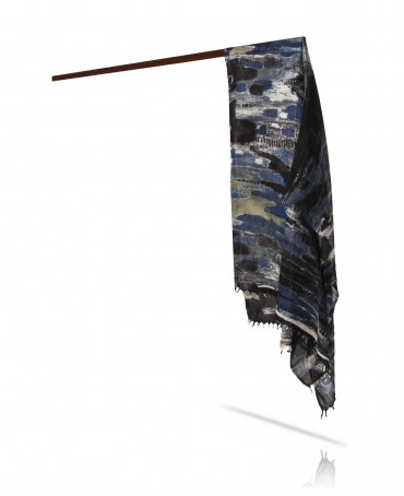 Палантин Женский W40-ABSTRAITE/NOIR